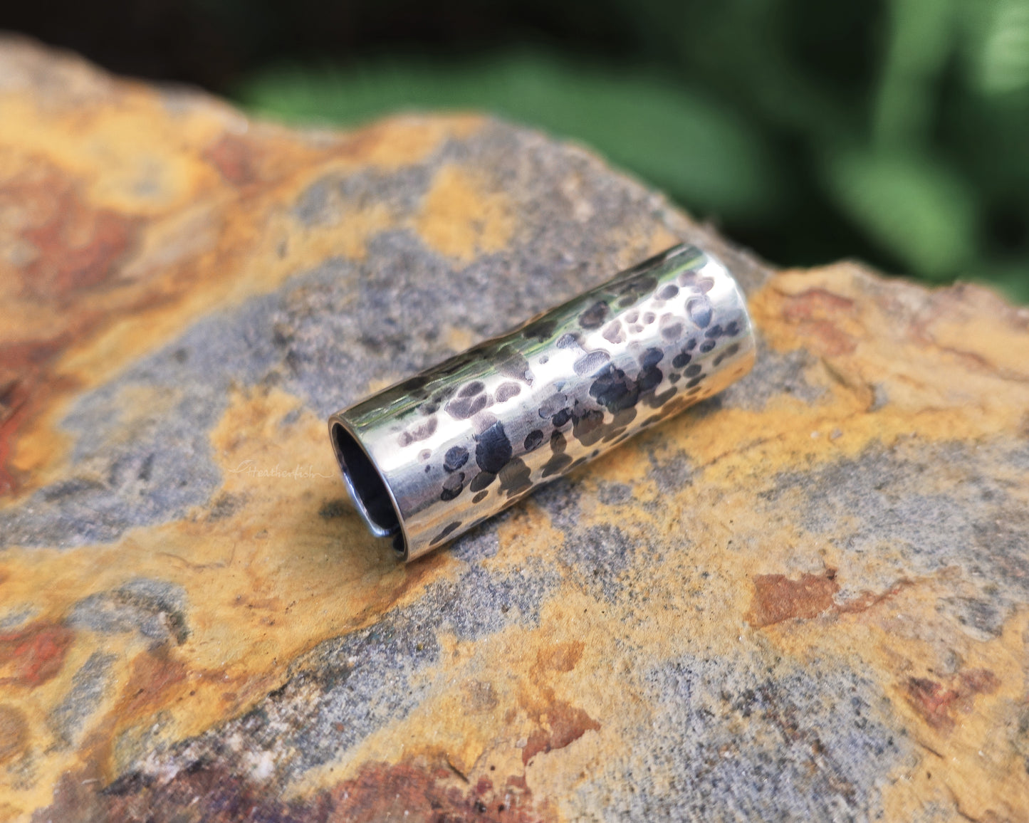 Textured Two-tone Sterling Silver Hair Cuff