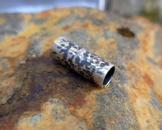 Textured Two-tone Sterling Silver Hair Cuff