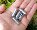 Hammered Aluminum Dread Cuffs, Set of 5