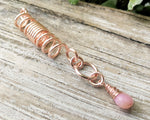 Pink Opal, Rose Gold Loc Bead