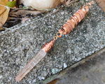 Iron quartz dread bead on brick background.