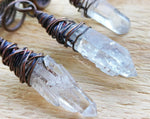 Set of 3 crystal dread beads. Zoom up view of crystals.