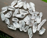 A top view of different sizes of Crystals. 
